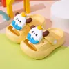 Tamancos e Chinelos de Verão da Princesa Elsa para Crianças Meninas, com Solado Macio, Bico Fechado, Antiderrapantes, Sandálias de Desenho Animado para Bebês, Atacado