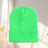 Gorros de Punto para Otoño e Invierno Gorros de Lana Personalizados Marca de Moda Urbana Versátiles Cálidos para el Frío Estilo Japonés Pequeña Producción Bordado Estampado