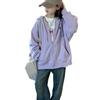 Ropa de Abrigo para Niñas 2026 Primavera y Otoño Nuevo Estilo Ropa Infantil Casual Estilo Deportivo Sudadera con Capucha Cárdigan Holgado Ropa Infantil Superior