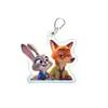 Llavero Acrílico Zootopia 2 Nick Judy Gary Mismo Estilo Colgante de Bolsa Doble Cara Periférico
