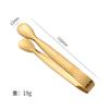 Acero Inoxidable 304 Clip para Hielo de Rosa Clip para Hielo Clip para Azúcar Clip Pequeño para Hielo Clip para Cubitera Pinzas para Hielo