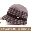 Gorro de punto de invierno para mujer, para madres de mediana edad y mayores, gorro cálido con forro de polar, gorro grueso con visera para clima frío