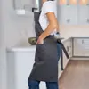 Avental Transfronteiriço Amazon de Poliéster com Gola Halter e Logotipo Personalizado para Padaria, Cafeteria, Roupa de Trabalho, Avental de Cozinha Doméstica