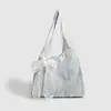 2025 Nova Bolsa de Tecido Estilo Chinês Literário e Artístico Pequena Fresca Fada Bolsa de Ombro Portátil para o Dia a Dia