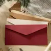 Conjunto de Papel para Cartas Envelope Estendido de Linho Estilo Retrô Cartas de Amor Convites com Selo de Cera Cartões Postais Textura de Tecido Papelaria Cartões de Cumprimentos 4 Estilos