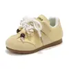 Zapatos de Entrenamiento Moral para Niños 2025 Primavera y Otoño Nuevo Estilo Coreano Nuevos Zapatos Deportivos para Niñas Zapatillas Gentry de Suela Blanda para Niños