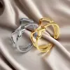 Anillo Geométrico de Acero Inoxidable con Diseño Hueco de Amazon, Joyería Ajustable de Acero de Titanio para Mujer, Pulsera de Cristal Natural