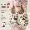 Zapatillas de Algodón Bordadas de Dibujos Animados Lidani para Mujer Estilo Nuevo Cálidas de Interior Felpa Gato Cómodas Otoño Invierno