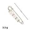 Broche Anti-Exposição Transfronteiriço para Cintura de Calça, Alfinete de Fixação de Roupa, Pequeno Modelador de Cintura para Saia, Ferramenta Feminina para Afinar a Cintura