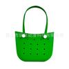 Bolso de Agujeros de Eva Estilo Europeo y Americano, Bolso de Media Luna DIY, Bolso de Vacaciones en la Playa, Bolso de Hombro Tote Portátil