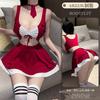 Lencería Sexy Indulgente, Chica Suave Sexy, No Necesita Quitarse, Tentación de Deseo Puro, Uniforme Femenino Estilo Preppy para Juego de Roles al por Mayor 6822