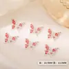 Acessórios para Nail Art, Decorações de Unhas Borboleta Frescas e Simples, Acessórios de Unha Metálicos DIY Vestíveis, Borboleta de Esmalte em Liga de Unha Estilo Ins