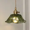 Lustre de Vidro e Latão Vintage Nórdico para Casa de Hóspedes, Bar, Restaurante, Luminária de Cabeceira, Personalidade Criativa, Cafeteria, Luminárias de Quarto