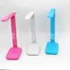 Lámpara de Escritorio Plegable LED Recargable con Atenuación Táctil y Ajuste de Temperatura de Color, Protección Ocular para Estudiantes, Soporte Ajustable para Teléfono