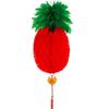 Linterna de Manzana Piña de Papel de Plástico Rojo Año Nuevo Exterior Plegable Linterna de Panal Venta al por Mayor Diseño de Centro Comercial Adornos Colgantes Festival de Primavera