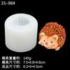 Molde de Silicona Líquida para Pastel Mousse de Erizo 3D diy Hecho a Mano Creativo Gota de Pegamento Accesorios Decorativos de Mesa