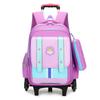 Mochila Escolar con Ruedas Niño de Primaria 6-12 Años Niños 3-6 Grado Tirada a Mano Maleta con Ruedas Impermeable Subir Escaleras 5