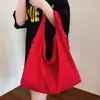 Moda Transfronteiriça Bolsa Tote Simples para Mulheres Grande Capacidade Casual Tendência Bolsa de Ombro Estilo Coreano Bolsa de Mão Relaxada