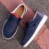Mocasines de lona ligeros de gran tamaño de comercio exterior Amazon pedal lazy tide zapatos casuales para hombres una generación de venta al por mayor