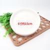 Plato de Papel en Blanco Plato Desechable para Pastel Plato de Papel para Jardín de Niños Plato para Plato Hecho a Mano Plato para Niños DIY Haciendo Yusheng