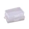 Caja de Almacenamiento Transparente de PP para Accesorios Electrónicos Caja de Empaque para Discos de Algodón de Belleza Caja de Almacenamiento para Piezas de Papelería y Juguetes DIY