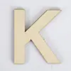 Letras Inglesas Maiúsculas de Madeira DIY 26 Letras Lascas de Madeira Artesanato Acessórios de Decoração para Casa Adereços de Fotografia