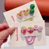 Elásticos de Cabelo Infantis de Desenho Animado, Laços Fofos para Rabo de Cavalo, Elásticos de Alta Elasticidade, Cordas de Cabelo com Pontas Duplas