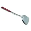 Espátula de cozinha de atacado para lojas de departamentos, resistente a altas temperaturas, com cabo anti-escaldante em formato de carinha sorridente, 1 cm de diâmetro, espátula de aço inoxidável, utensílio doméstico de cozinha.