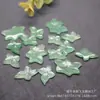 Flor de Jade Jade Dongling Natural Agujero Central Flor DIY Estilo Antiguo Pasador Hecho a Mano Material para Pasador