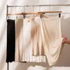 Leggings de seda de amoreira, calcinha de seda antibacteriana, saia, calças anti-luz, leggings de três pontos, calças de segurança de seda, pijamas