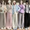 Pantalones de Maternidad Ropa de Abrigo Otoño 2026 Estilo Nuevo Embarazo Sin Opresión Alrededor del Estómago Pantalones Largos Otoño/Invierno Con Felpa Pantalones de Pierna Ancha Petite