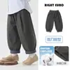 Pantalones casuales curvos de algodón puro para niños YOOOU, nuevo modelo otoño 2026, para niños mayores y pequeños, ropa infantil de primavera y otoño