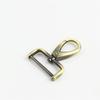 Accesorios de ferretería para equipaje diámetro interior 6 minutos una pulgada hebilla boca de pez hebilla de bolsa hebilla de hombro gancho de tornillo móvil