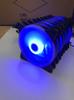 Ventilador de mesa para computador de mesa de vendas diretas da fábrica, ventilador de chassi de 12 cm, RGB, azul gelo, 12025, ventilador de resfriamento grande, série 4P