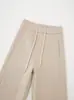 Pantalones de Pierna Ancha para Mujer, Nuevo Estilo de Primavera, Cintura Alta, Modernos, a la Moda, Corte Estrecho, Casual, Versátiles, Pantalones Largos de Pierna Recta