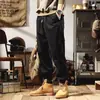 Pantalones Cargo Versátiles Nuevos Pesados Americanos para Hombre Sueltos Modernos Casuales Tendencia Marca Otoño/Invierno Joggers