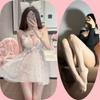 Roupa Íntima Sexy Desejo Puro Gancho Aberto Não Precisa Tirar Laço Pérola Suspensório Camisola Transparente Desejo Puro Renda Borboleta Conjunto