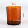 Taza de Vela de Aromaterapia Esmerilada de Colores 200ml 7 10OZ Negro Mate Blanco Mate Taza de Vela con Tapa de Bambú 300ml Amazon