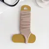 Calcetines sin pies estilo ballet para primavera y verano, diseño de rayas verticales de color liso, calcetines apilados, calentadores de piernas, calcetines para mujer estilo coreano ins