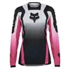 Ropa de Descenso para Mujer Ropa de Ciclismo de Montaña Camiseta de Cuello Redondo de Manga Larga Competición Deportiva de Competición Ropa de Secado Rápido Venta al por Mayor