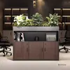 Divisória de Escritório Vasos Armário Baixo Armário de Armazenamento de Parede Estante Armazenamento de Área de Escritório Armário Lateral Armário para Flores e Plantas