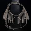 Cadena de sujetador con borlas sexy de pedrería transfronteriza Cadena corporal europea y americana de Halloween Cadena corporal para fiesta Accesorios corporales Cadena corporal