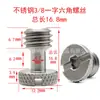 En Stock Tornillo de Cámara de 1/4 de Pulgada, Tornillo Hexagonal de Placa de Liberación Rápida para Cabezal de Trípode, Acero Inoxidable 303