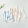 Pantalones de Bebé Primavera y Otoño Pantalones PP Algodón Puro Cintura Alta Pantalones para el Vientre Pantalones Abiertos con Broches para Bebé Pantalones de Trasero para Bebé Recién Nacido