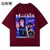 AliExpress Transfronterizo Camiseta de Manga Corta para Pareja Estampado de Anime Japonés Top Casual para Hombre y Mujer Verano Mismo Estilo ins