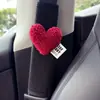 Protector de Hombro para Cinturón de Seguridad de Coche Cubierta Protectora para Niños Anti-Estrangulamiento Corazón Decorativo Cinturón de Seguridad Sentido de Alta Gama para Mujeres para Todas las Estaciones