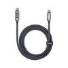 Cable de Datos para Teléfono Móvil de Carga Rápida 100W de Aleación de Zinc Remax Cable de Carga Trenzado Tipo-C de 66W Adecuado para Apple y Android