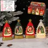 Nova Decoração de Natal Lâmpada de Vento Luminosa Caixa de Música Ornamentos Luz Noturna Criativa Luz de Vela Presentes para Amigos Venda por Atacado