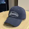 Versión Coreana Ins Nueva Gorra de Béisbol para Mujer Verano Versátil Letra Adelgazante Cara Ala Curva Pequeña Gorra Pico de Pato para Hombre Estilo Callejero