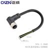 Conector Impermeable Moldeado Zhengcheng M16 Sin Blindar Curva Recta Enchufe de Aviación 2 Pines 3 57A Codificación 8~24 Núcleos